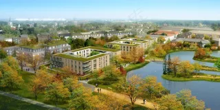 沉降，别墅，渲染，可视化