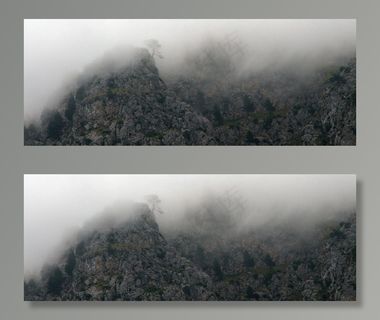 雾，山，自然保护区，风景，云