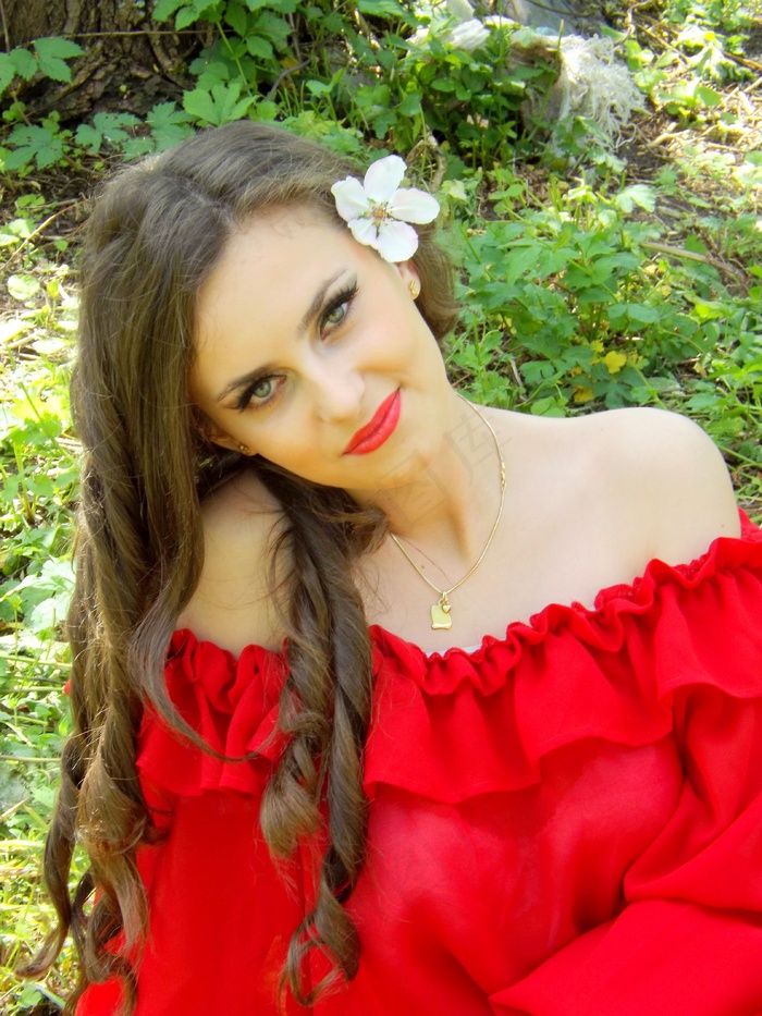 女孩，肖像，美丽