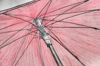 图像，屏幕，绘图，红色，绘，油漆，雨伞