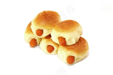 热狗，面包店，糖果，面包，膳食，食品，包子