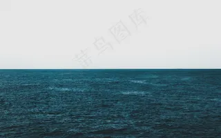 海洋，水，蓝色，表面，涟漪，地平线，天空