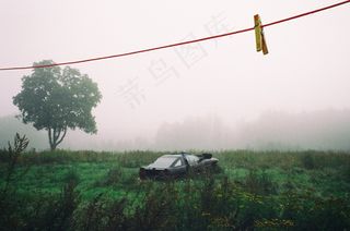 树,轿车,天空,飞机,风景,旧汽车领域