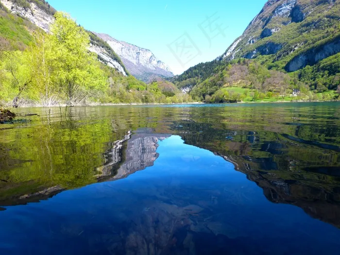 Tenno湖，Lago Di Tenno，意大利，湖，水