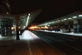 Vitoria-Gasteiz，西班牙，车站，仓库，轨道