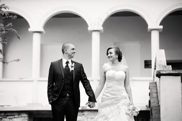 新婚夫妇，新娘，新郎