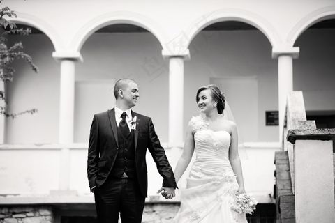 新婚夫妇，新娘，新郎