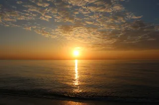 日落，海，西班牙，海滩，品牌，景观，云