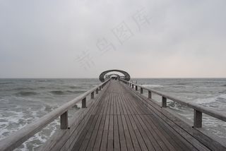 凯伦胡森，梅克伦堡，桥，波罗的海，海岸