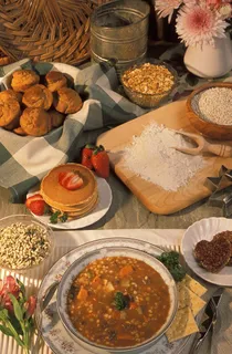 谷物,食品,煮熟,煎饼,豆类,扁豆,汤 谷物,食品,煮熟,煎饼,豆类,扁豆,汤