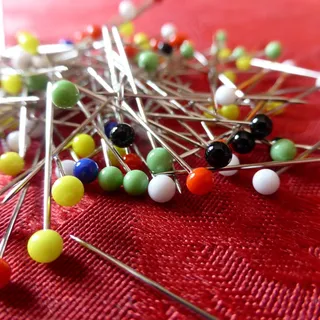 针脚，缝制，针，多彩，指出，Handarbeiten