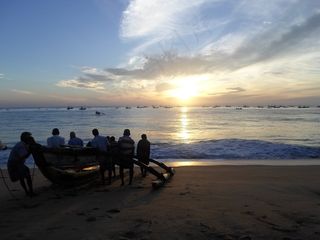 海滩，美丽的海滩，沙滩，南海，海洋