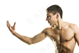 家伙，体育，肌肉，模型，身体，非典