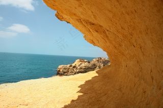 天空,海洋,屏幕截图,自然/人文景观,工艺品,海滩上的悬崖