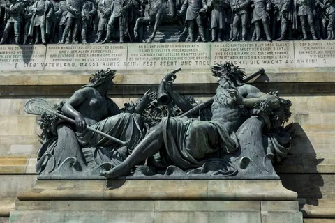 莱茵河，尼德瓦尔德，纪念碑，吕德斯海姆