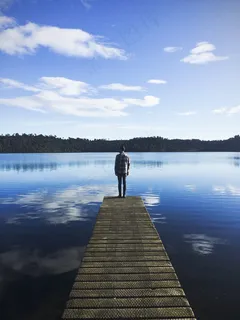 码头，人，男子，男性，常设，寻找，码头
