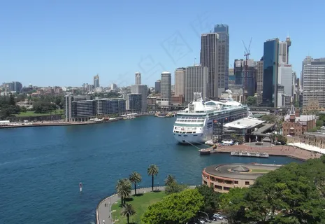 悉尼港,游轮,城市景观,海,天际线 悉尼港,游轮,城市景观,海,天际线