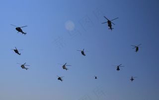 直升机，直升机比赛，航空，飞行