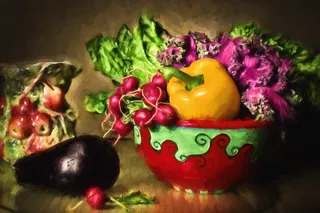 蔬菜，静物，健康，新鲜，食品，黄色