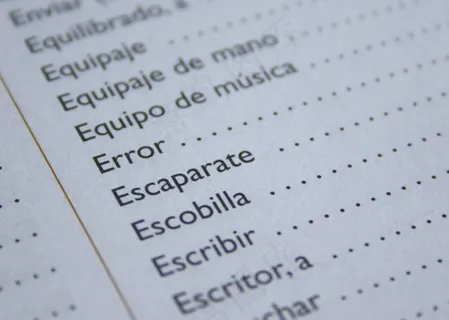 西班牙语，语言，错误，学习，口语，老师