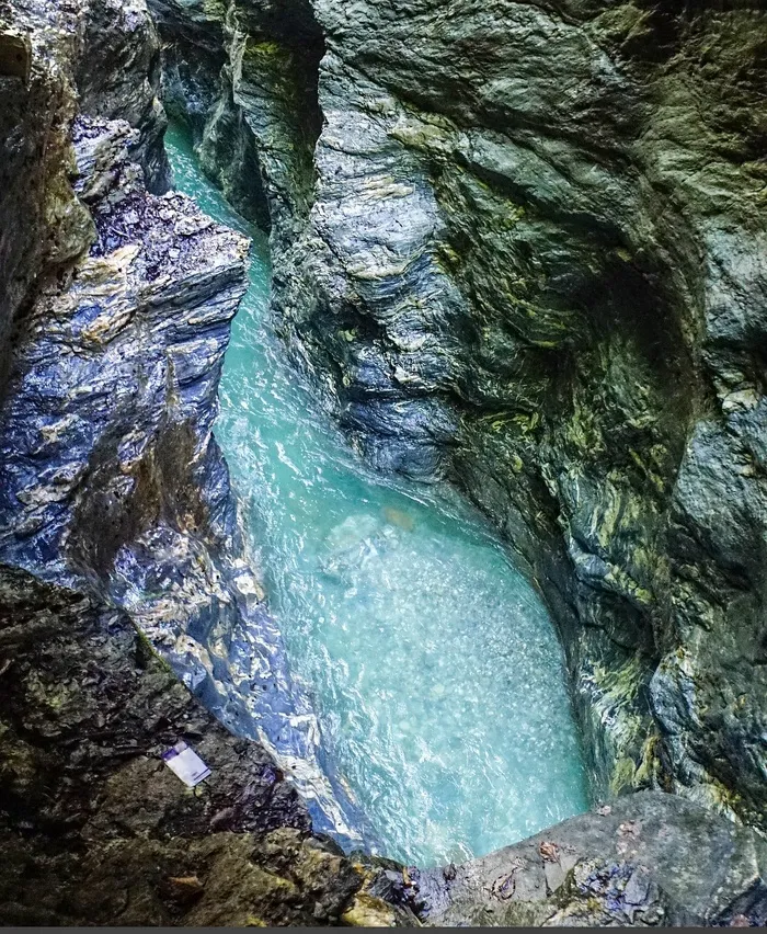 列支敦士登，峡谷，奥地利，水，岩石