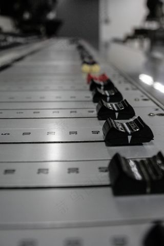 音乐，调音台，滑块