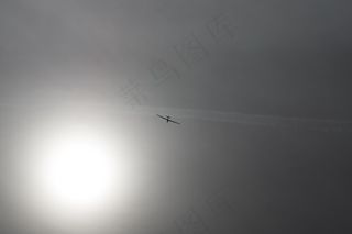 滑翔机，滑翔，自由，空气，飞，漂浮，起飞