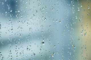 雨，雨滴，窗口，滴水，湿，串珠，缩影