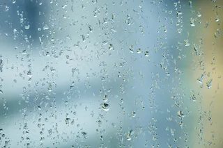 雨，雨滴，窗口，滴水，湿，串珠，缩影