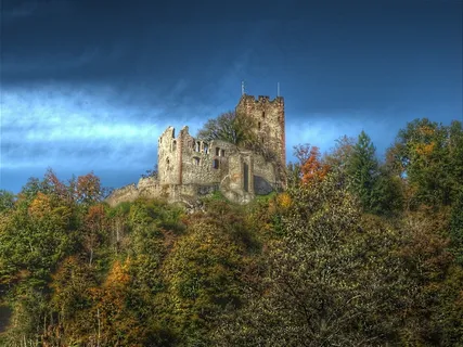 城堡城堡,Waldkirch,秋季,城堡 城堡城堡,Waldkirch,秋季,城堡