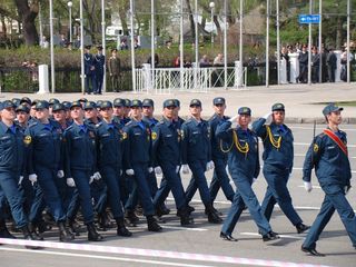 游行，胜利纪念日，萨马拉，俄罗斯，地区