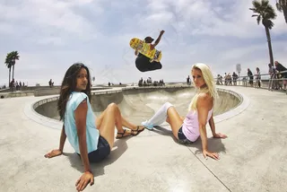 滑板，滑板公园，速滑，男孩，半管，跳跃