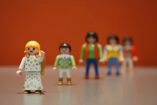 Playmobil，天使，挥舞着
