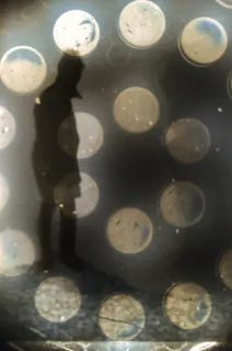 男子，剪影，艺术，散景，模糊，神秘