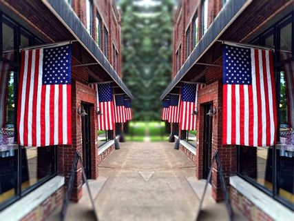 独立，爱国，美国，条纹，星星，美国