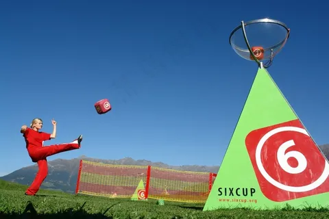 体育，女人，踢，铅球，命中，Funsport，事件