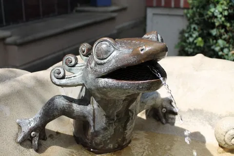 喷泉,雕像,青蛙,水,青铜 喷泉,雕像,青蛙,水,青铜