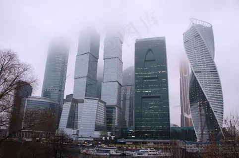 莫斯科,结构,建筑物,办公中心,摩天大楼 莫斯科,结构,建筑物,办公中心,摩天大楼