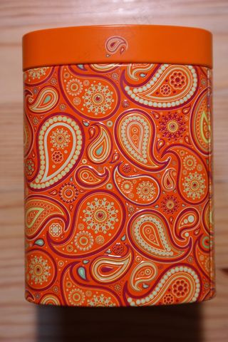 茶叶罐，盒，多彩，颜色，红色，模式