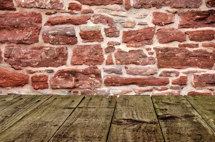 木，砖，墙，地面，地板，纹理，施工