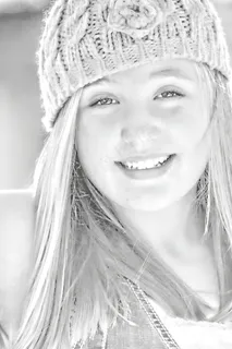 女孩，快乐，微笑女孩，肖像，脸