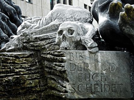 德国，喷泉，雕塑