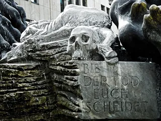 德国，喷泉，雕塑