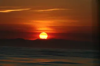 日落，海景，暮光之城，黄昏，阳光，天空