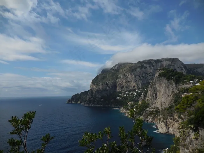 山，海洋，岩，海，天空，景观，自然