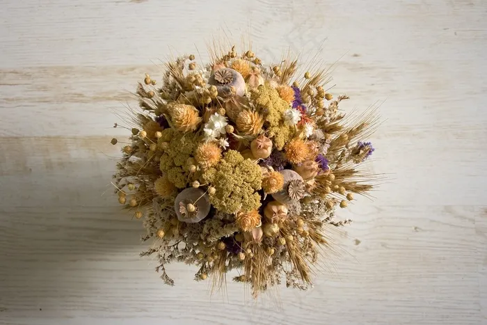 花束，干花，花，装修，花的