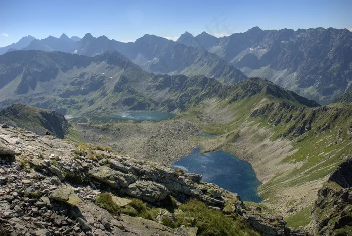 塔特拉，景观，顶视图，山脉，查看，自然