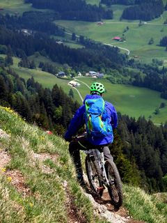 山地自行车，山地自行车，骑自行车的人，高山，山，Transalp