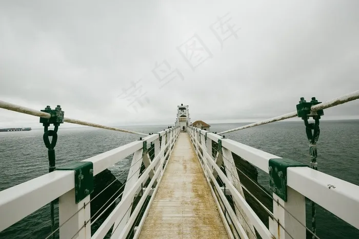 桥，码头，码头，木，建设，结构