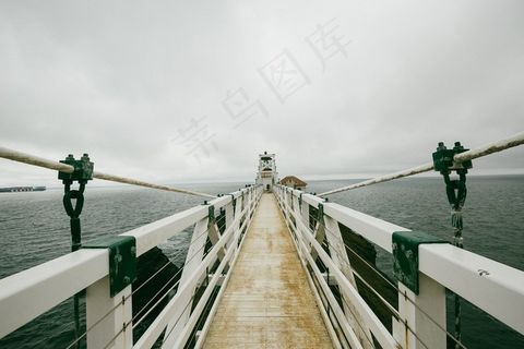 桥，码头，码头，木，建设，结构